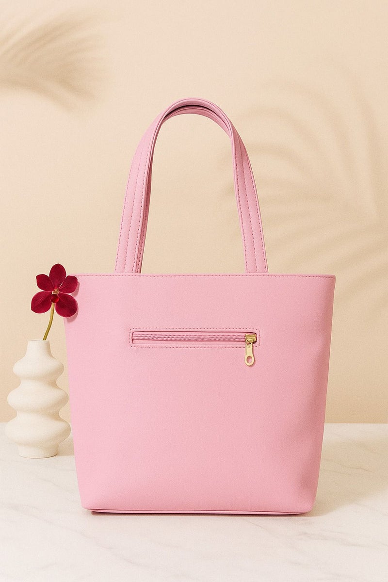 Osman Pink Quilted Handbag for Women - Image 2